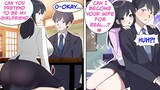 I Asked My Hot Boss To Pretend As My Girlfriend, Now She Wants To Be My Real Wife (RomCom Manga Dub)