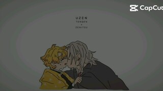 Trả lời bạn bili_2121523397: Uzui x Zenitsu của bạn đây 🥰