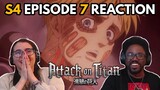 ASSAULT! Attack on Titan Season 4 Episode 7 Reaction