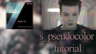 s_pseudocolor tutorial | sony vegas