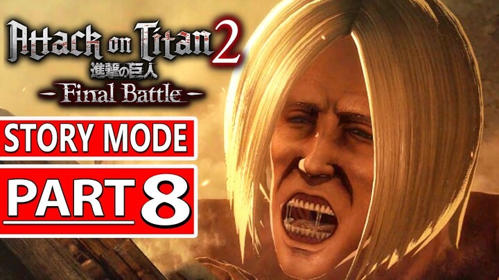 ARMIN KENA AZAB JADI TITAN - AOT 2 Final Battle Indonesia Walkthrough - Part 8