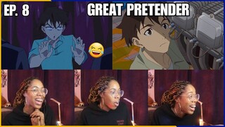 They're so good yo | GREAT PRETENDER Episode 8 Reaction | Lalafluffbunny