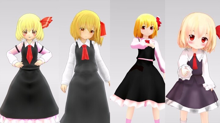 [Sejarah Evolusi Model Karakter MMD Timur] Rumia (2009~2023)