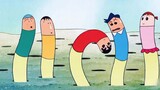 【Crayon Shin-chan】Five cute garden eels