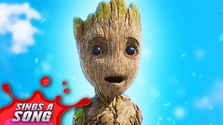 Baby Groot Sings A Song (I Am Groot Marvel Superhero Parody)