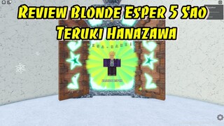 Review Blonde Esper 5 Sao ( Teruki Hanazawa ) | ALL STAR TOWER DEFENSE