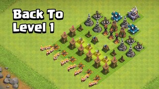 Level 1 Troops VS Level 1 Defense Formation | Clash of Clans