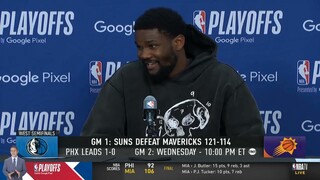 I can't stopping Luka Doncic - Deandre Ayton on Suns def Mavericks 121-114 Game 1 Playoffs West Semi