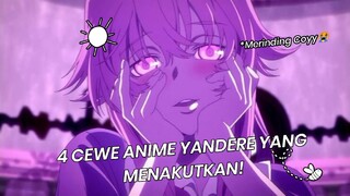 MENAKUTKAN! 4 CEWE ANIME YANDERE YANG DIJAMIN BUAT KAMU MERINDING!