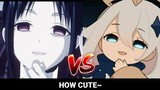 Kaguya VS Paimon "HOW CUTE"