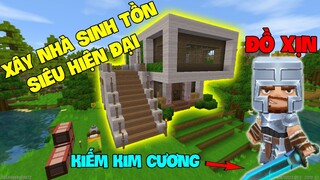 MINI WORLD SINH TỒN NÚI LỬA #2 | XÂY NHÀ GỖ SINH TỒN SIÊU HIỆN ĐẠI VÀ KIẾM ĐƯỢC TRANG BỊ SIÊU VIP