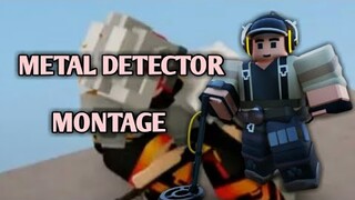 METAL DETECTOR MONTAGE | ROBLOX BEDWARS