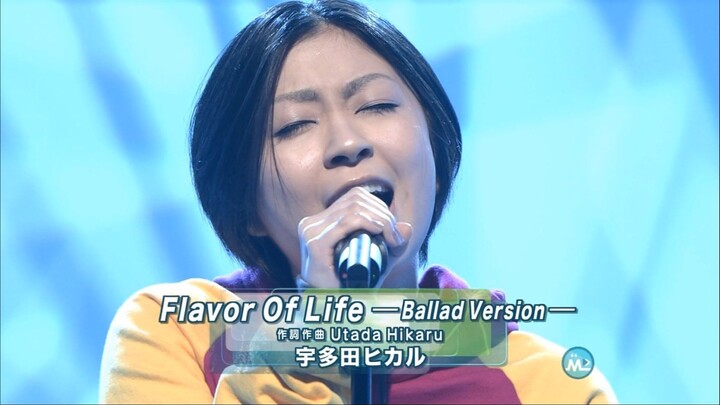 Utada Hikaru - flavor of life -ballad version- (Music Station 2007.03.02)