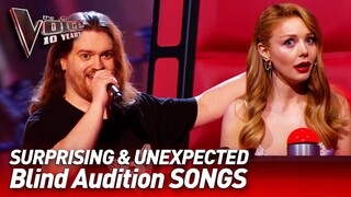 The most UNEXPECTED SONG choices in the Blind Audition of The Voice | The Voice 10 Years