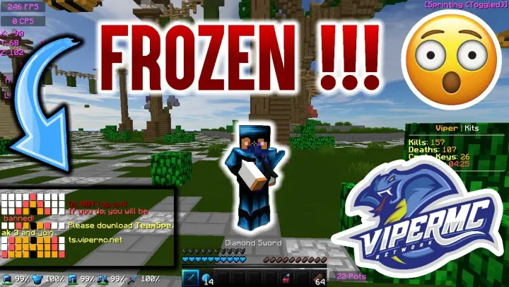 FROZEN AND SCREENSHARED ON VIPERMC | Minecraft HCF