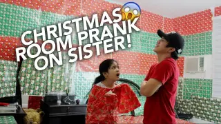 Christmas Wrapping Room Prank On Sister | Ranz and Niana