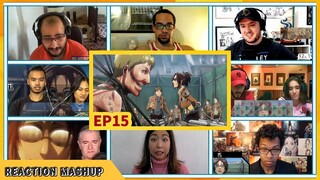 Attack on Titan Season 1 Episode 15 Reaction Mashup