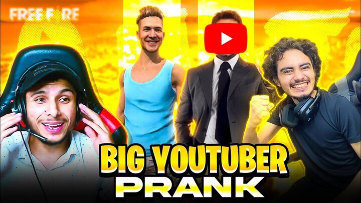 Big Youtuber Prank Me On My Live Stream 💥😱| He Give 1 Vs 1 Live Challenge ⚔️🔥| Garena Free Fire