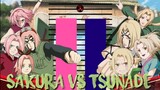 Sakura Vs Tsunade Power level