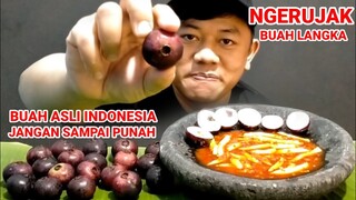 MAKAN RUJAK  BUAH SAMBAL SUPER PEDAS #mukbangrujakpedas #asmrrujakpedas #rujakkupagowok