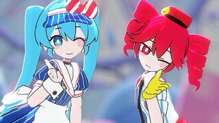 【催眠术/初音ミク&重音テト】🎈爱派Dancehall🎈【MMD】