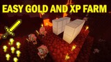 How to Make XP and Gold Farm in Minecraft 1.17 Survival Tutorial