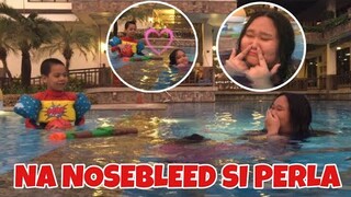 SWIMMING VLOG 🏊| Na nosebleed si perla 🤧