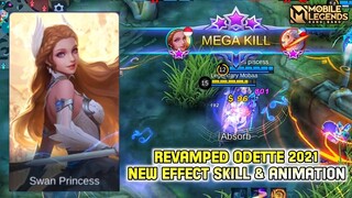 Odette Revamp Gameplay , New Effect Skill And Animation - Mobile Legends Bang Bang