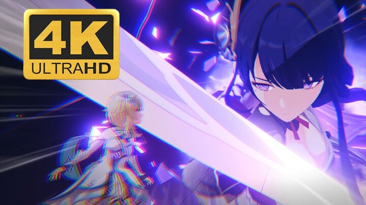 [4K/60FPS Genshin Impact ] Animasi CG dari pertempuran penentuan terakhir Thor, Kaedehara Manyo mena