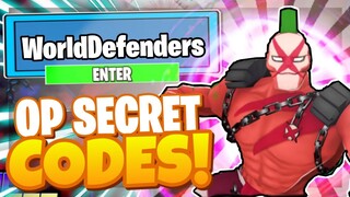 *AUGUST 2021* ALL NEW *HEROES AND VILLAINS UPDATE* OP CODES! Roblox World Defenders