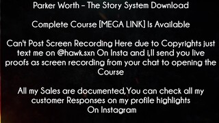 Parker Worth Course The Story System Download
