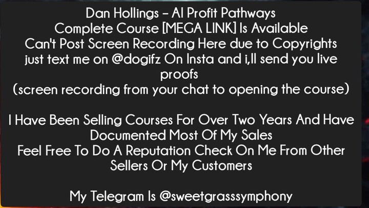 Dan Hollings – AI Profit Pathways Course Download