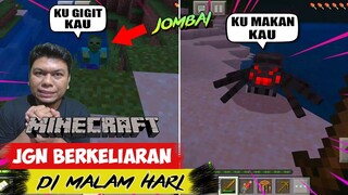 Nyobain Minecraft Mode Bertahan Hidup Malah Di Kejar2 Jombie Di Tengah Malam