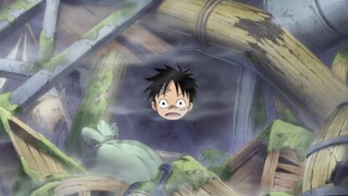 Luffy selalu terjebak di tempat aneh!