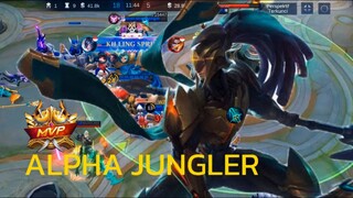 Solo rank Alpha Jungler - Mobile Legends 🔥