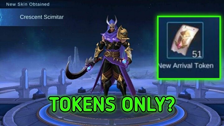 TRYING TO GET NEW ARRIVAL SKIN USING TOKENS ONLY!