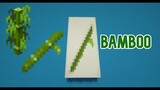 Banner design ideas: How to make a BAMBOO banner in Minecraft!