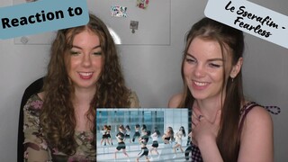 LE SSERAFIM FEARLESS OFFICIAL MV II Reaction & Commentary by Rachel & Lea