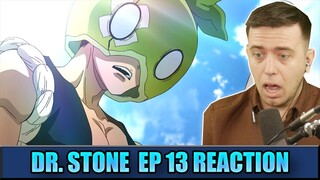 MASKED WARRIOR | Dr. Stone Ep 13 Reaction