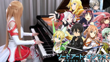 SWORD ART ONLINE EPIC PIANO MEDLEY！✨1900000 สมาชิกพิเศษ✨ เปียโนของ Ru