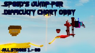 Speed's Jump Per Difficulty Chart Obby [All Stages 1-33] (ROBLOX Obby)