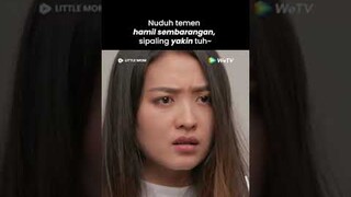 Yakin memang Naura hamil?? 😌😌 #WeTVOriginalLittleMom #NatashaWilona #AlGhazali #TeukuRassya #shorts