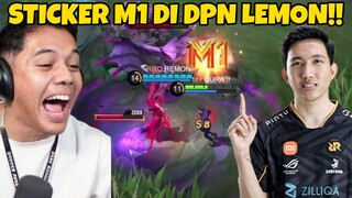 Cuma GW yang Berani Pake Sticker M1 Di Depan RRQ LEMON!! - Mobile Legends