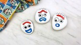 Forky painted rocks