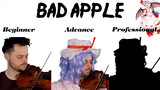 [Violin] 5 loại cấp độ chơi vilon khác nhau với Bad Apple