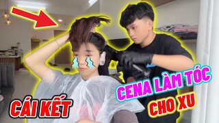 Vlog || CENA Lần Đầu Làm Tóc Cho Tuyền Xu & Cái Kết 😭