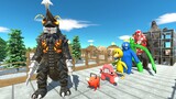 Megalon PYRAMID DEATH RUN - Animal Revolt Battle Simulator