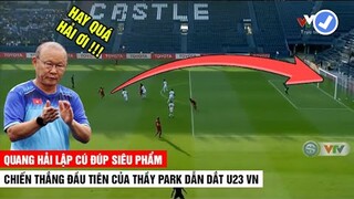 Quang Hải Lập Cú Đúp Siêu Phẩm |Chiến Thắng Đầu Tiên Của U23 VN Dưới Thời Thầy Park| Khán Đài Online