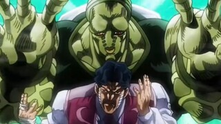 Star Platinum broke the man's finger