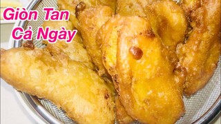 CHUỐI CHIÊN- Cách làm Bánh Chuối Chiên Giòn Ngon Tại Nhà.Banana fried cake. ALO TRÀ VINH